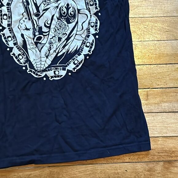 Tultex kids Dark Blue Star Wars Tshirt Size Large - Picture 3 of 5